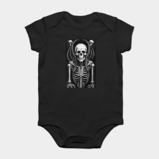 Twisted Skeleton 2 Baby Bodysuit